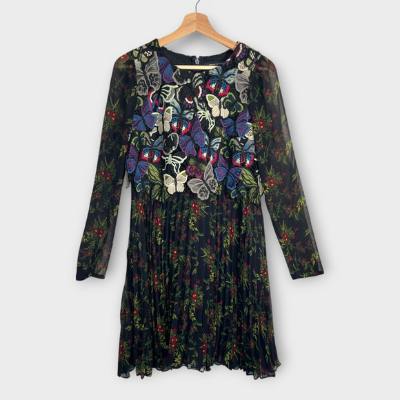 French Connection Dresses & Skirts - French Connection Dress Sz 4 US Butterfly Crochet Whimsical Fairycore EUC